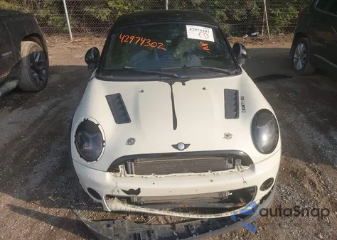 2013 Mini Coupe Cooper из США, поврежденный, VIN WMWSX1C59DT507501